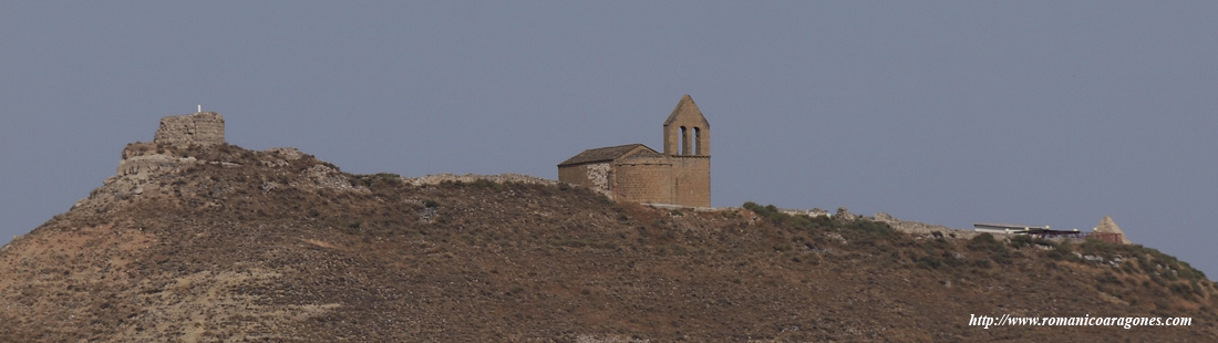 VISTA NOROESTE DEL CASERO Y TEMPLO